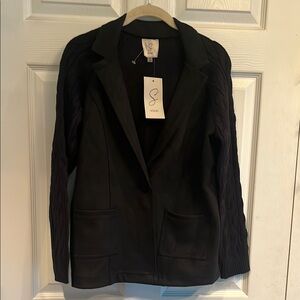Sioni Black Blazer Classic Suit Jacket
